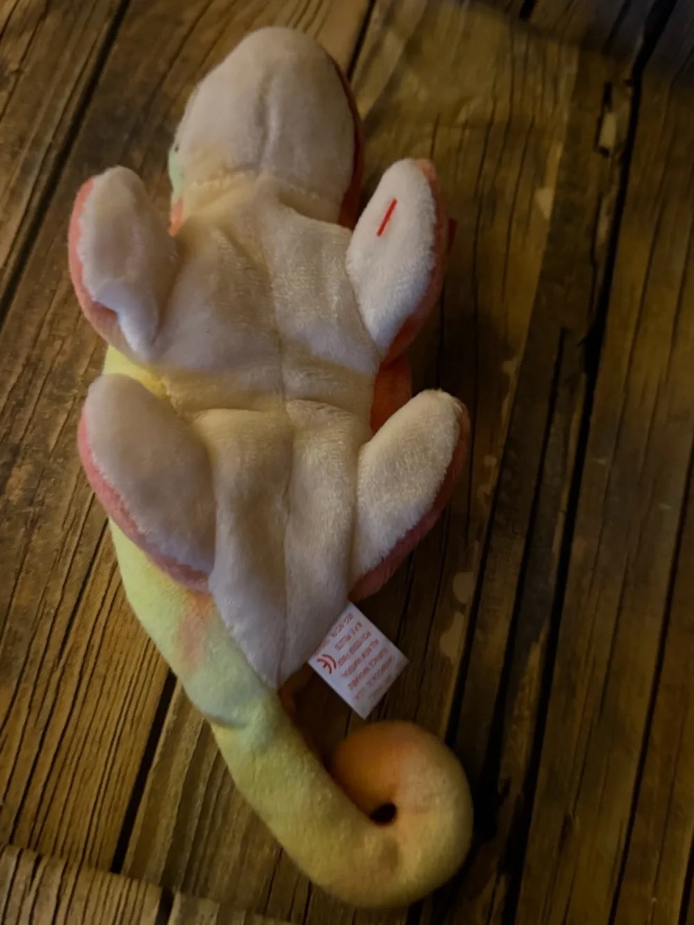 Ty Beanie Babies Iggy the Iguana 1997 Tie Dye Plush Collectible Animal Toy